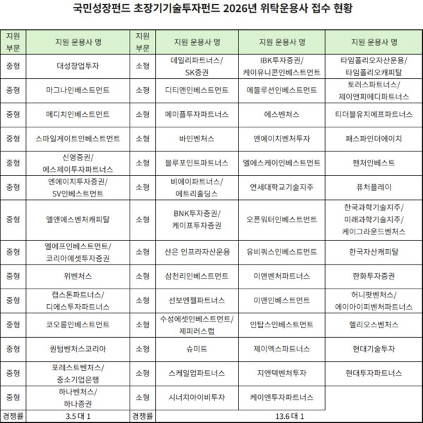 13년 묶이는 국민성장 초장기펀드...소형 부문에 몰린 벤처캐피털 - 뉴스 썸네일 이미지
